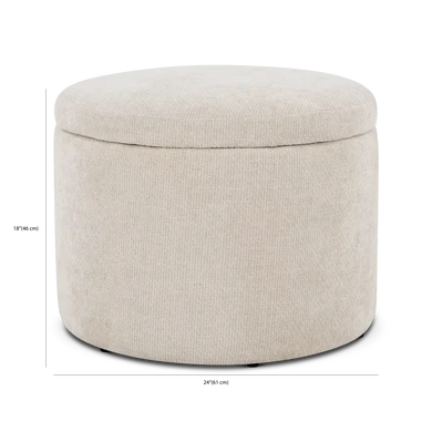 Salman - Pouf en tissu